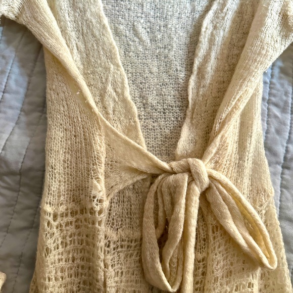 Vintage Casmari 💯 Cashmere Boho Wrap Cardigan / Sweater Size S EUC - Picture 6 of 6